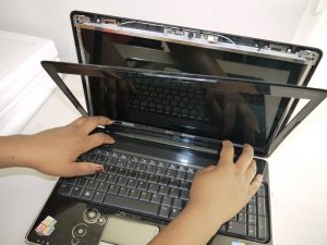 Laptop scherm - Welkom